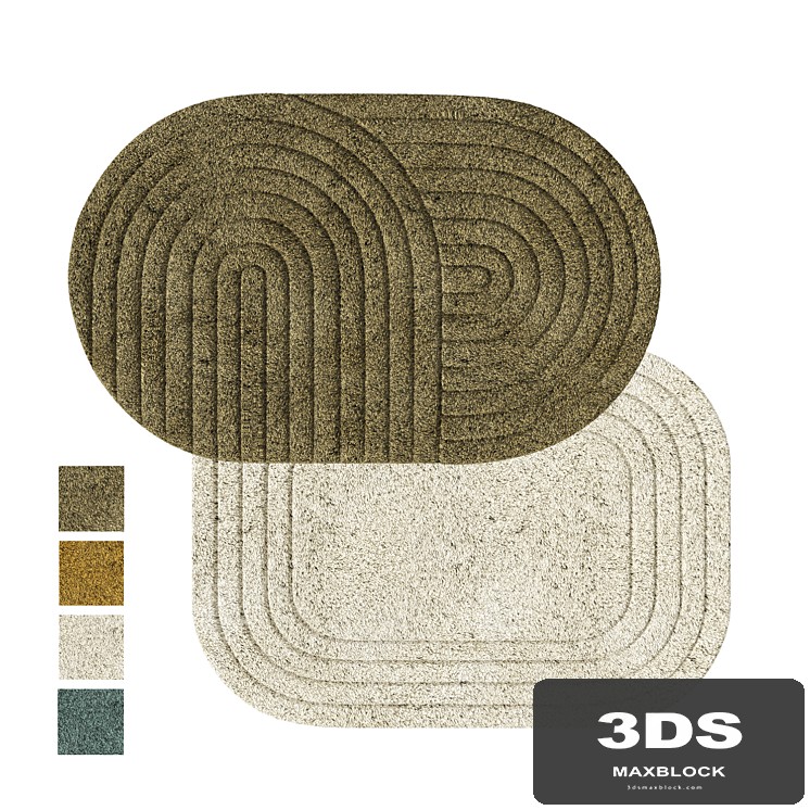 Simeas and Romane Bath Mats by LaRedoute