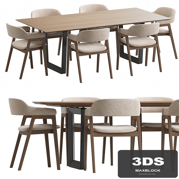 Article Savis chair and Bolero table