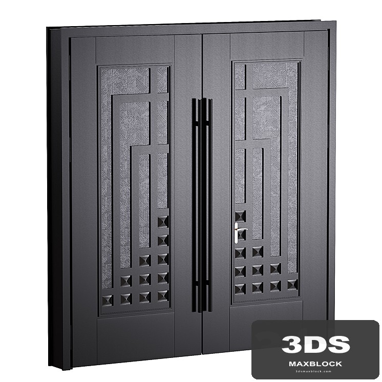Door Modern house 01 - Gate