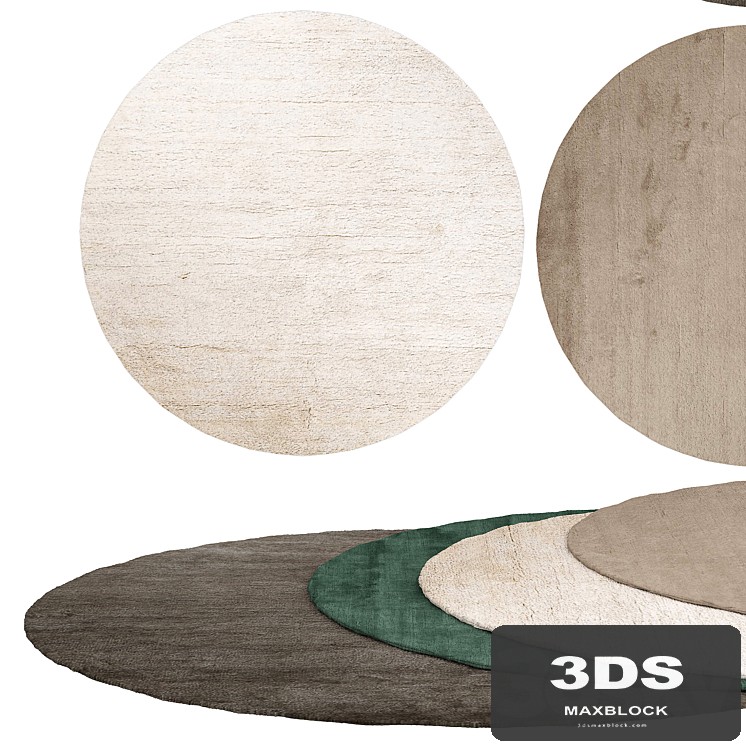 Oxwich round rugs