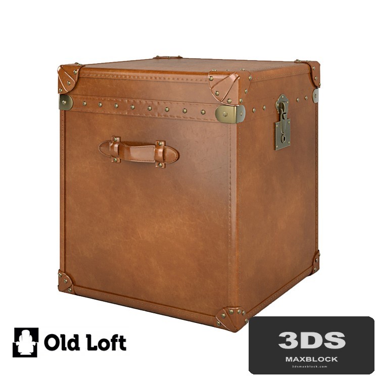 OM Chest Zorro Cow Leather and Canvas