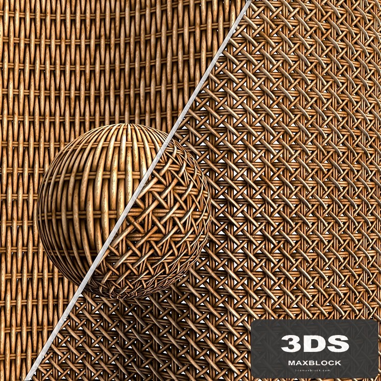 Woven bamboo & rattan cane material -vol.02