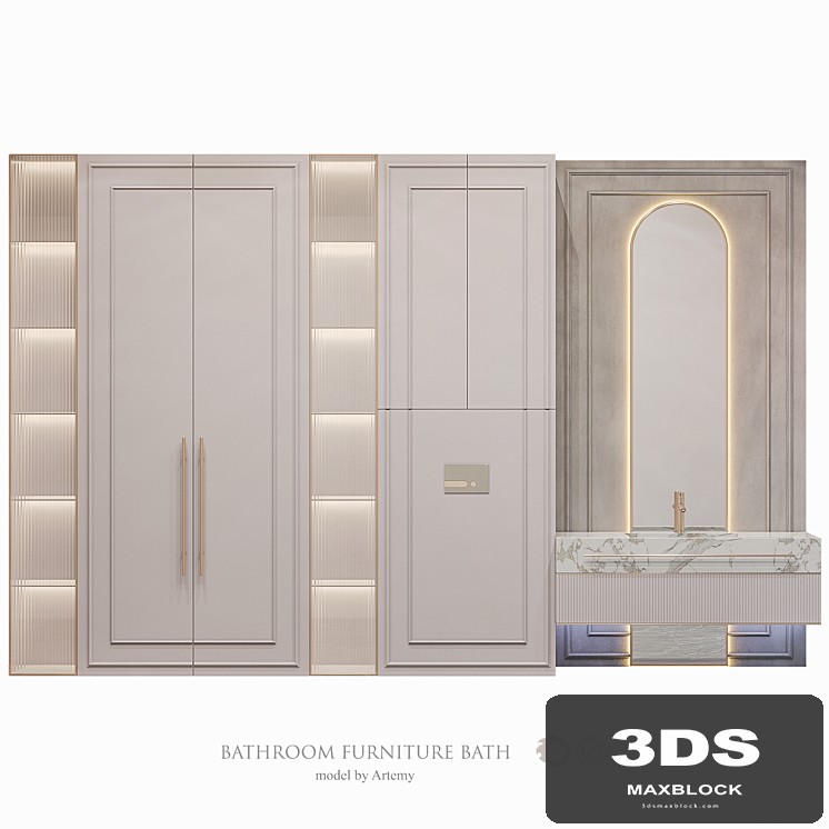 Bathroom furniture set 57