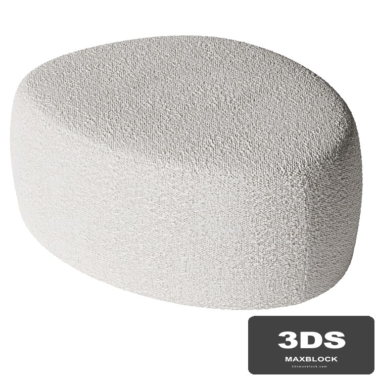 Pouf Bily Boucle Beige by Things i like things i love