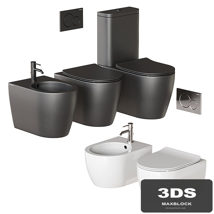 Scarabeo Ceramiche Moon Full Set WC