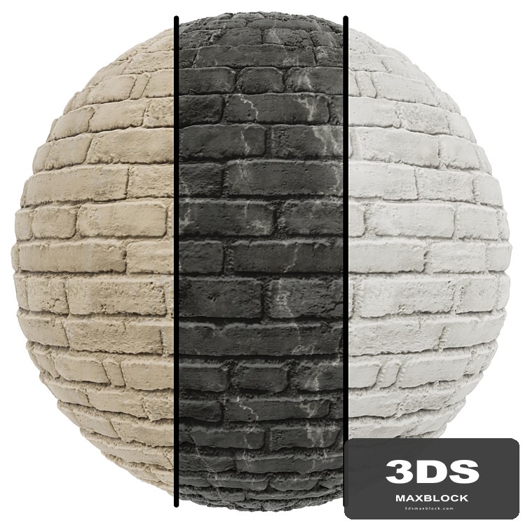FB765 CERACLAD Fiber Cement, Jeweluck Brick | 3MAT | PBR | Seamless