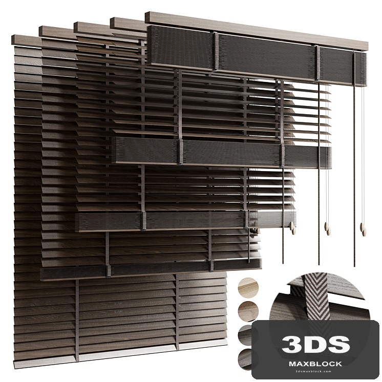 wooden blind 02 150 cm VOL 02
