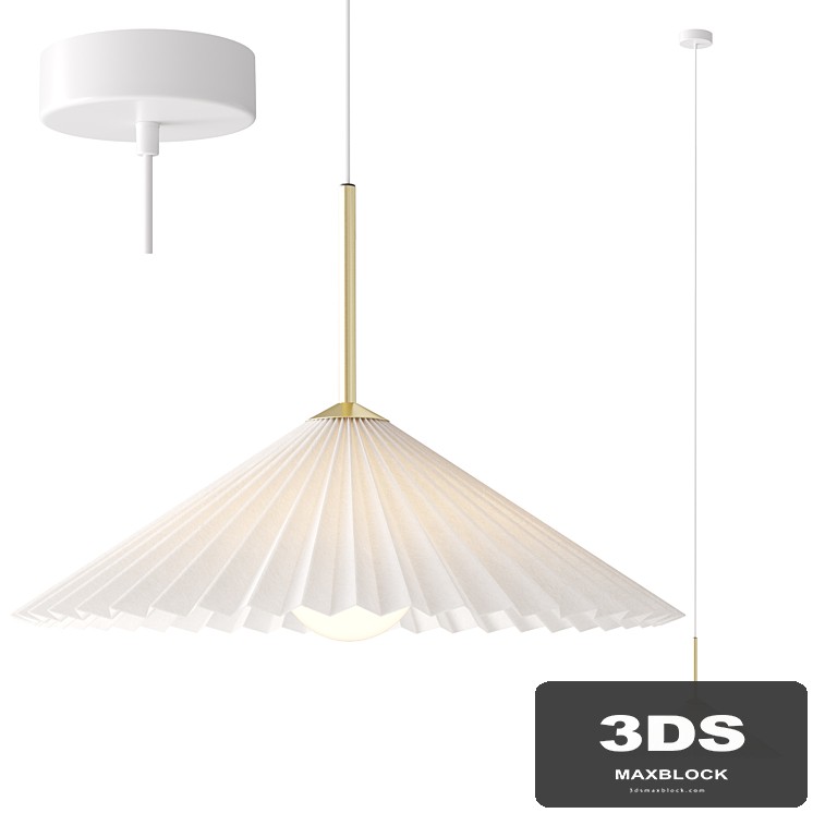 H&M Home Pendant lamp with pleated shade