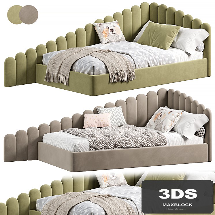 Corner bed Savoyardi kids