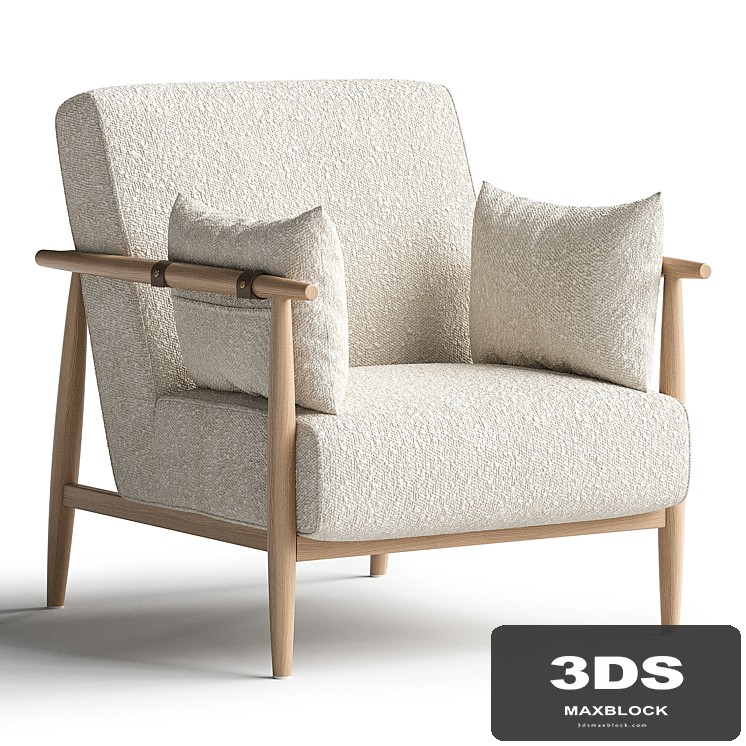 Sirolo oak armchair