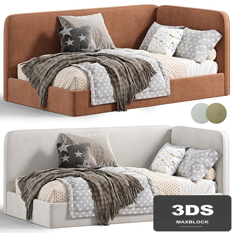 Corner bed Bruni kids