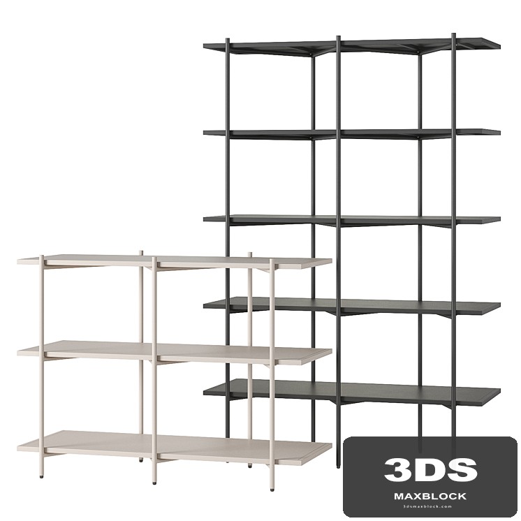 RJ living cross shelving