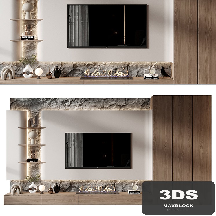 TV shelf 0684
