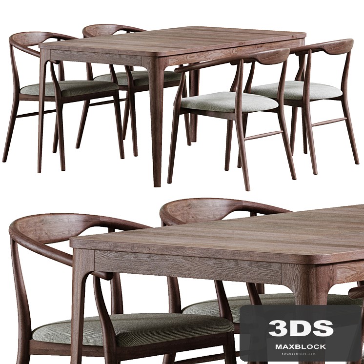New York Table and Turin Chair by deephouse