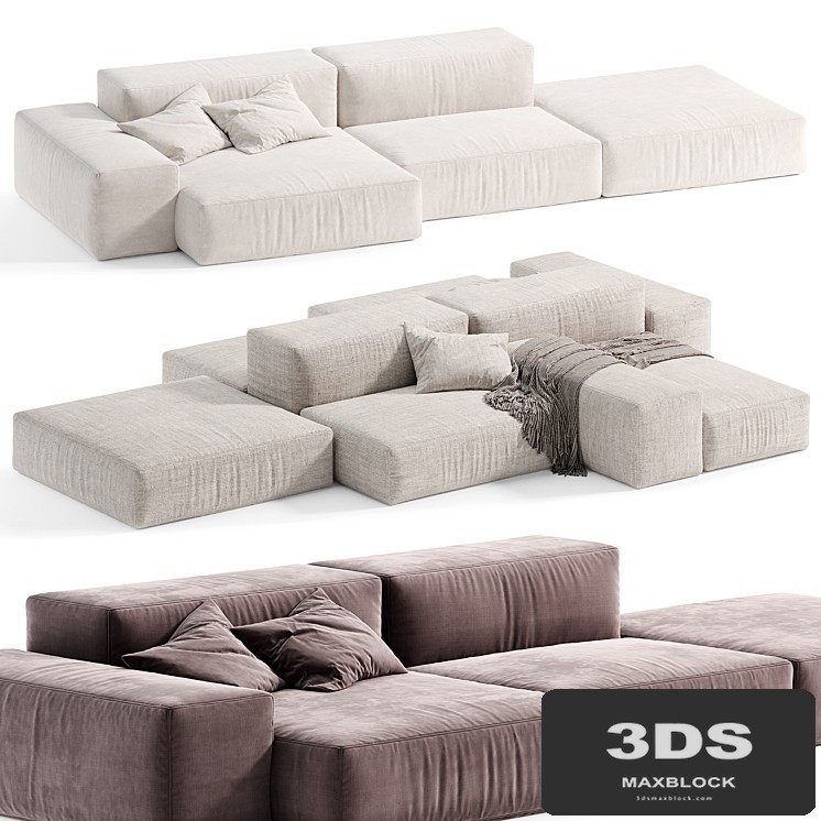 Extrasoft Living Modular Sofa by Italini, Modular sofa
