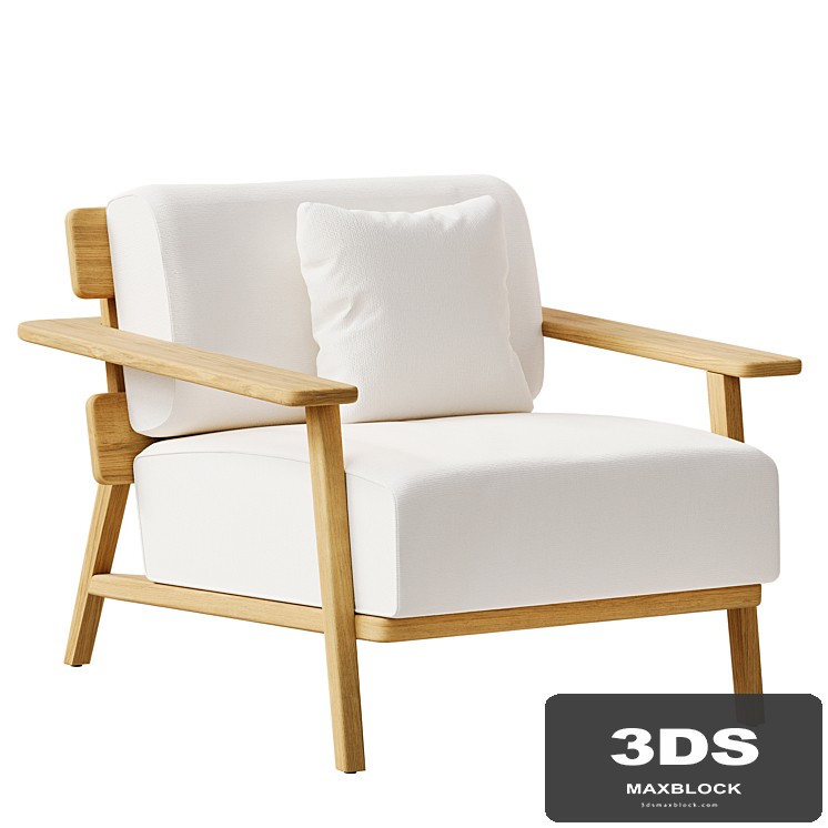 PARALEL Garden armchair By POINT