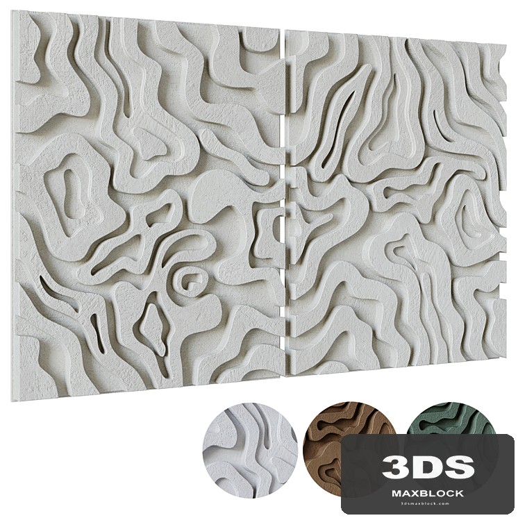 Abstract painting set by Lucile Salamone