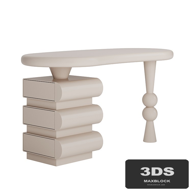 Cecil Unique Shape Desk