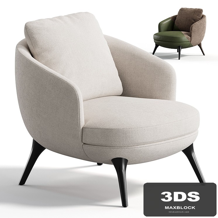 Raphael Armchair by Minotti