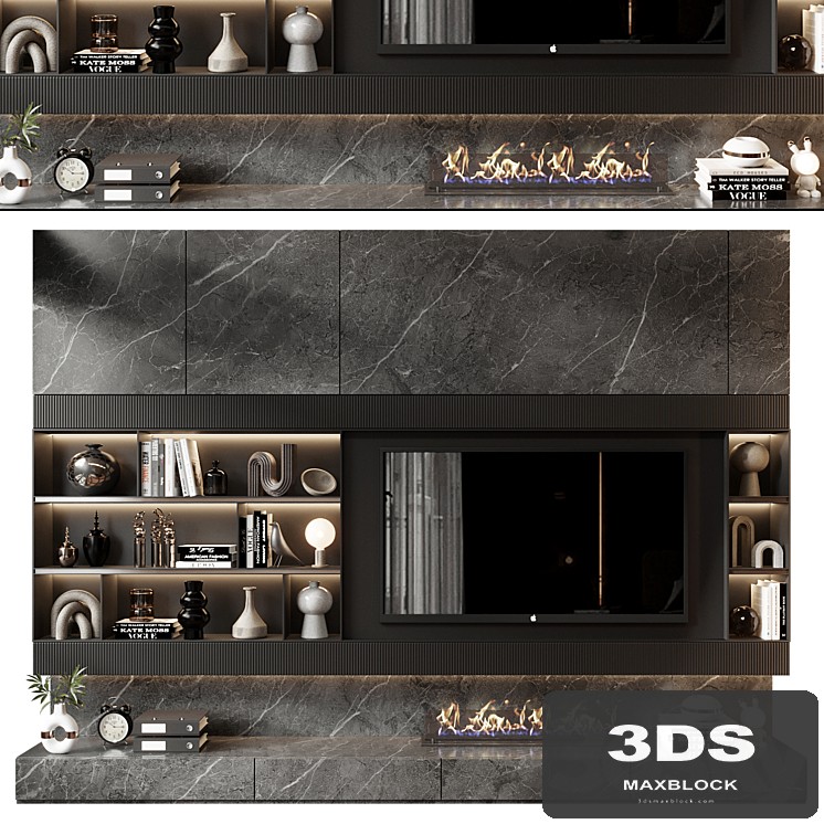 TV shelf 0688