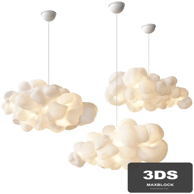 Modern Cloud Pendant 90