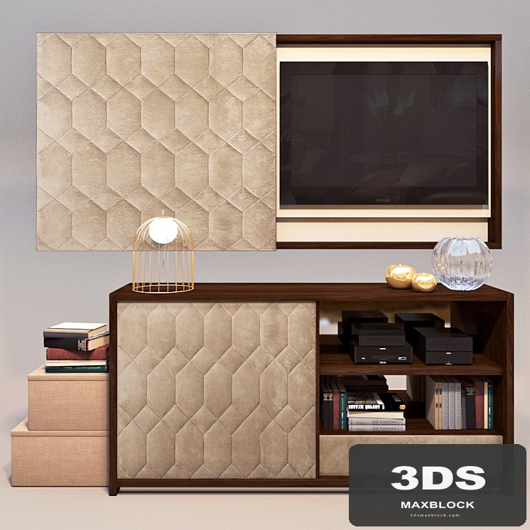 Stand and frame under the TV Rugiano "Tatin"