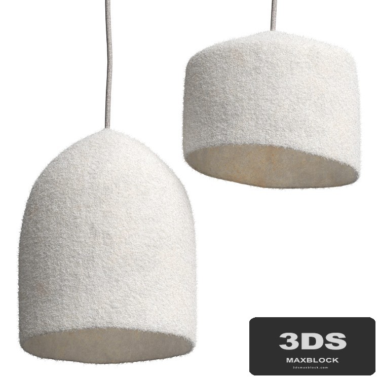 Felt pendant lights 1