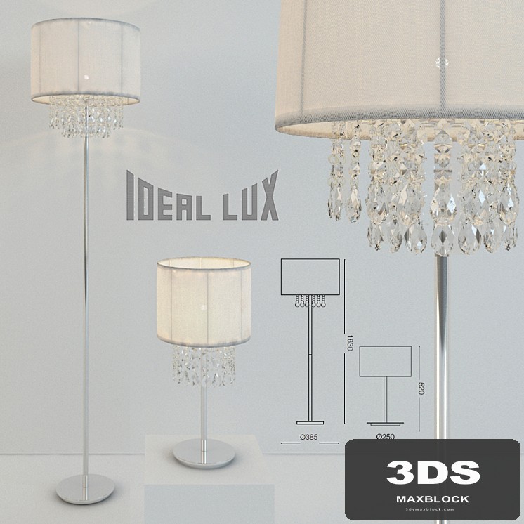 Floor lamp and lamp Ideal Lux Opera