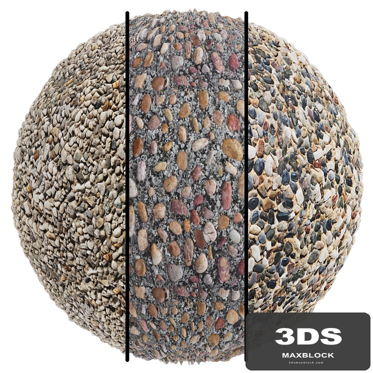 FB794 Gravel STONE | 3MAT | 4k | seamless | PBR