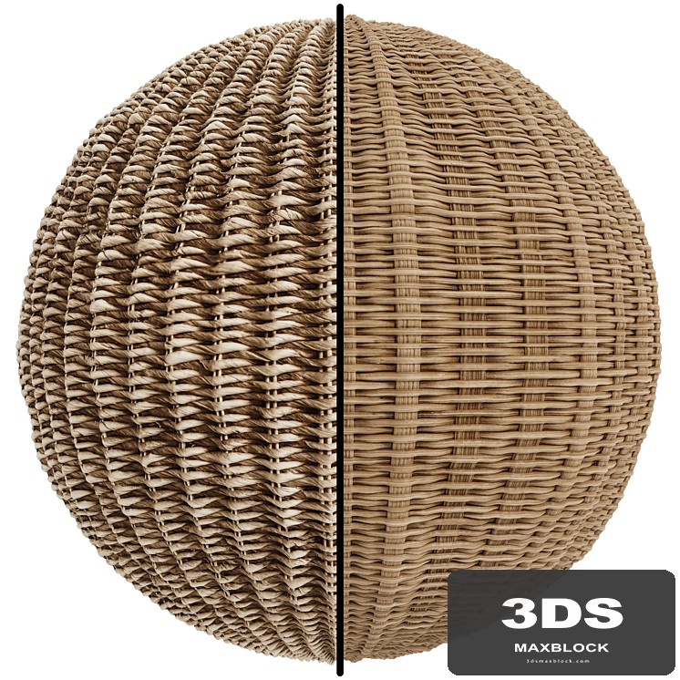 FB796 Wicker ribbon fiber | 2MAT | PBR | 4k