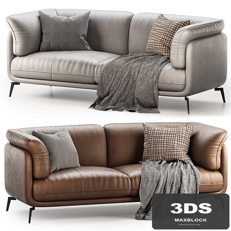 Nico Modern Leather Sofa