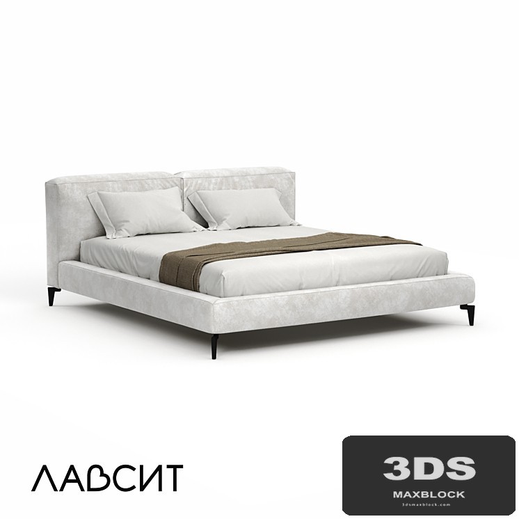 OM Ren bed with legs Lavsit