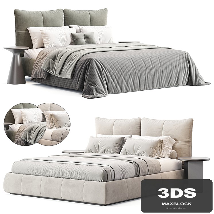 Ellelle Bed by la Falegnami