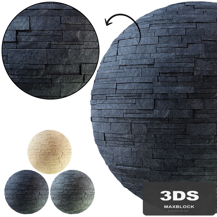 Stone Brick Wall (Seamless)