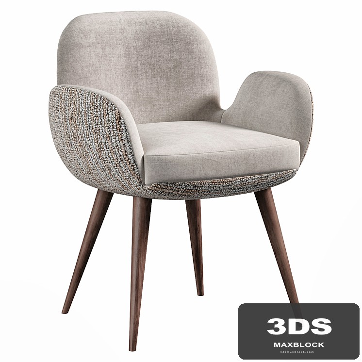 Atila armchair by Collinet sieges