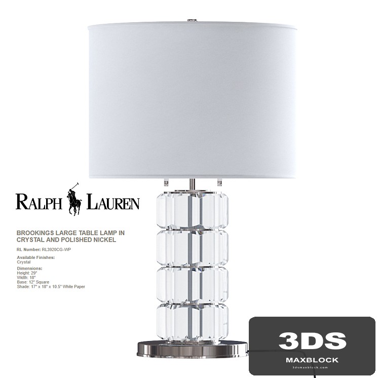 Ralph Lauren BROOKINGS LARGE TABLE LAMP