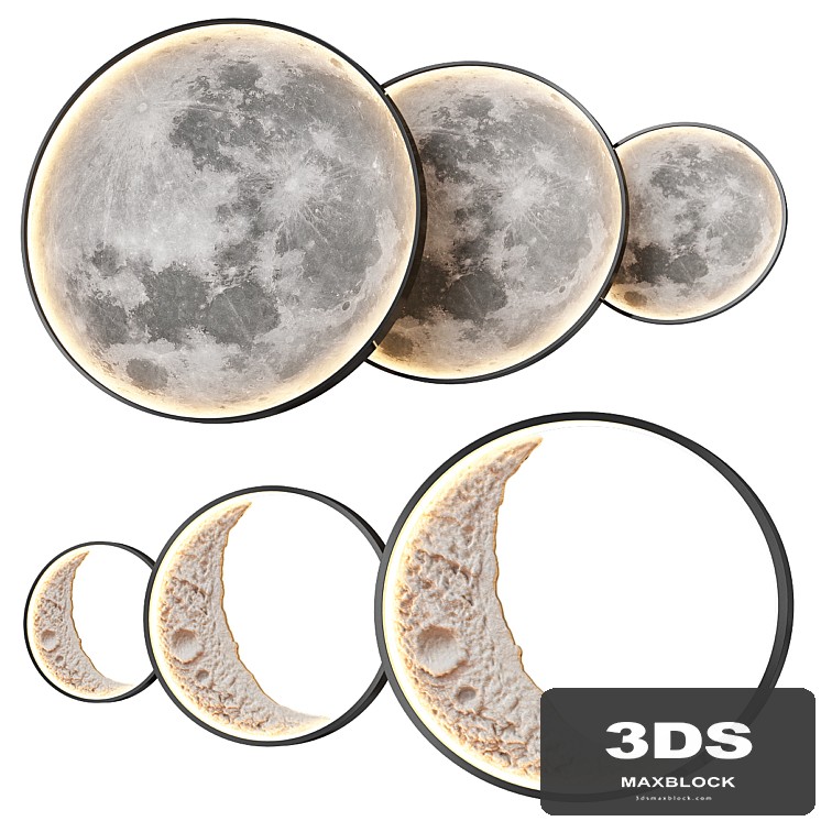 Wall Moon Lamp