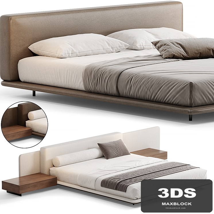 Horizonte Bed by Minotti