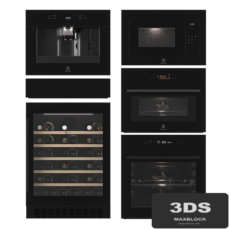 Electrolux kitchen appliances set 01
