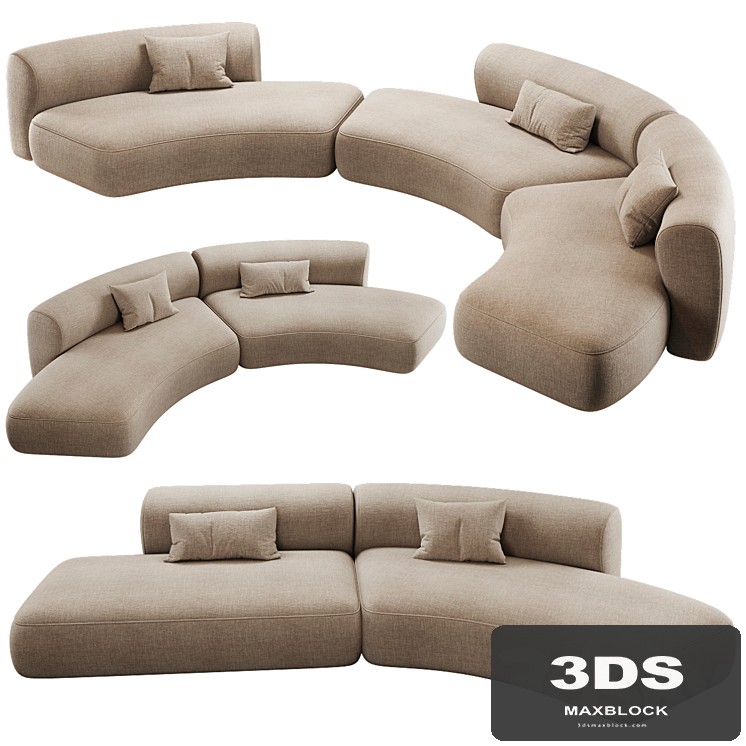 MDF ITALIA Cozy Curve Sofa