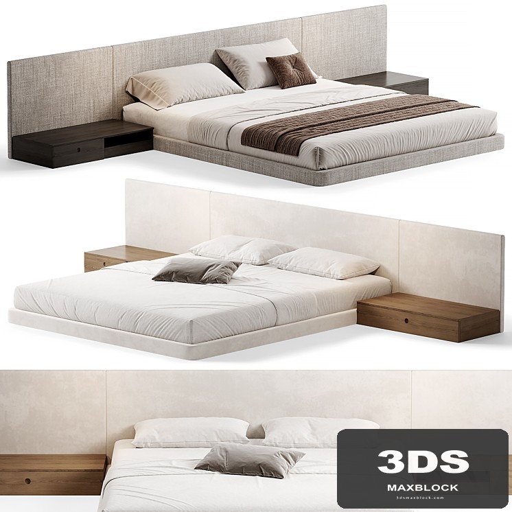 PALISSANDRE Modern Bed, Double bed 01