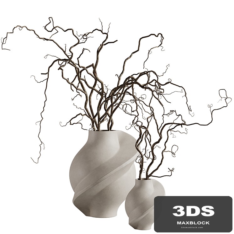 Louise Roe Pirout vase with branches