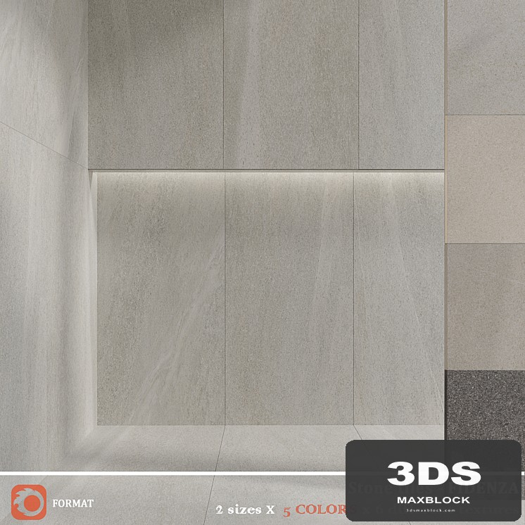 FIDENZA graphite gray silver tan sand