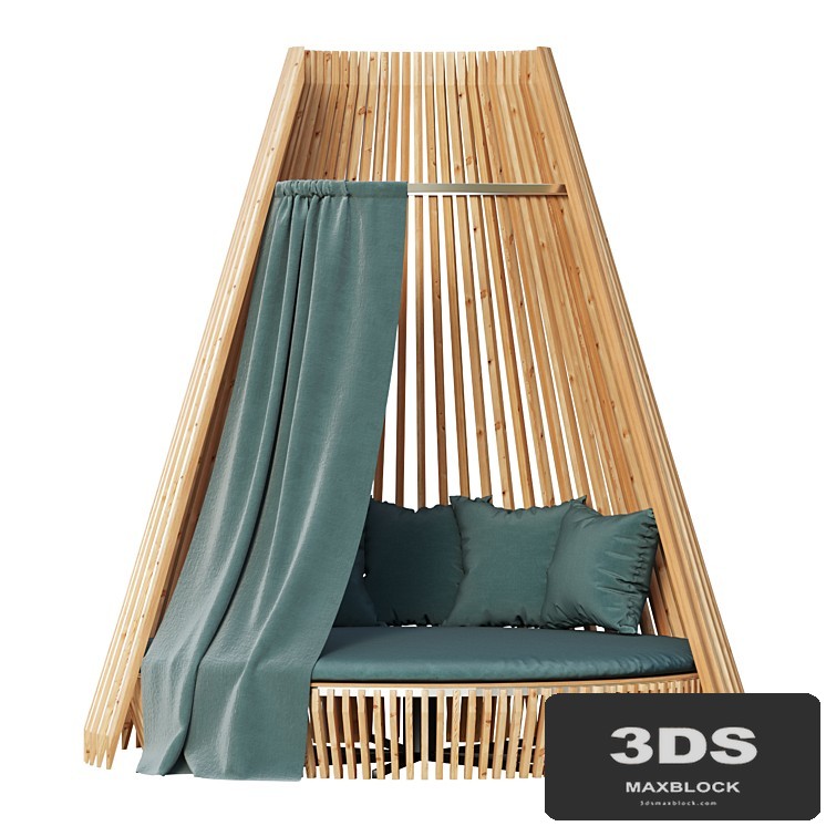 Round lounge chair Hut Full Set/Ethimo