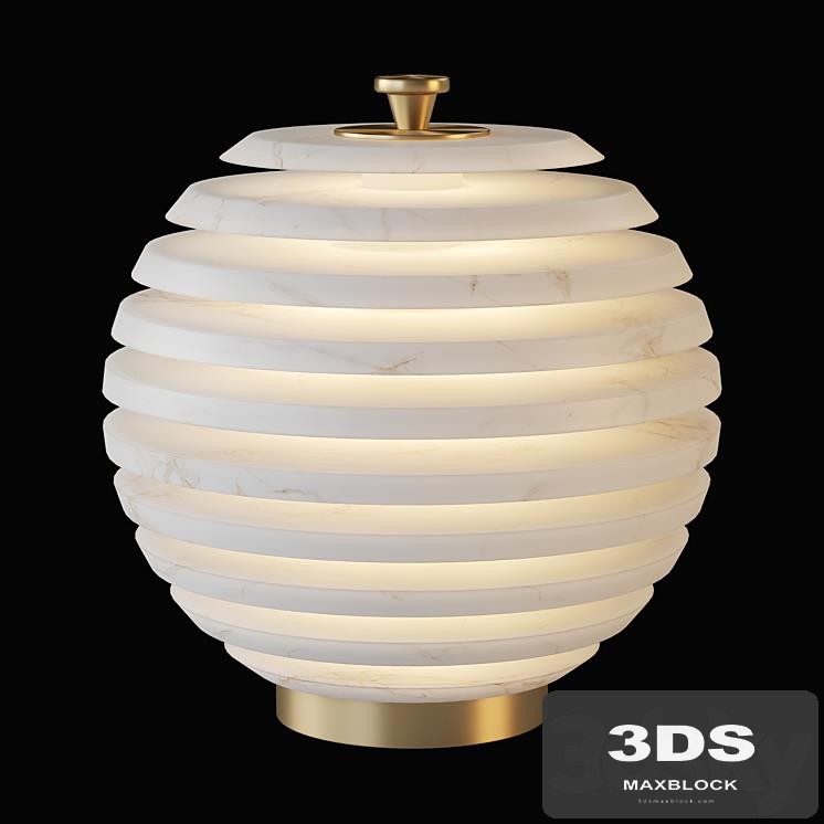 Waterfall table lamp
