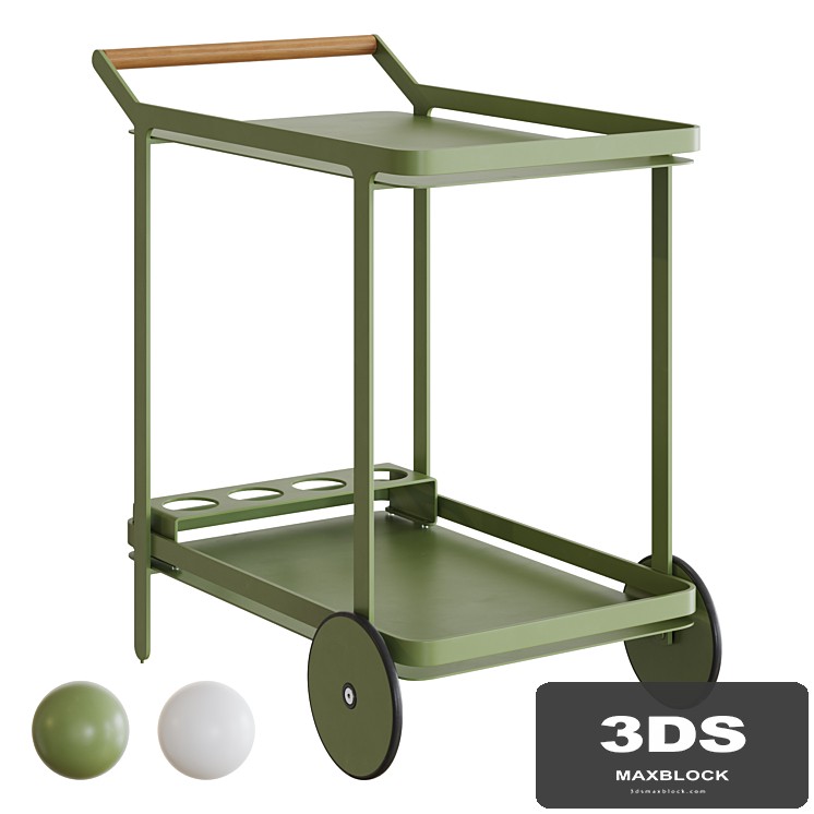 Lagoon Bar Trolley by GlobeWest