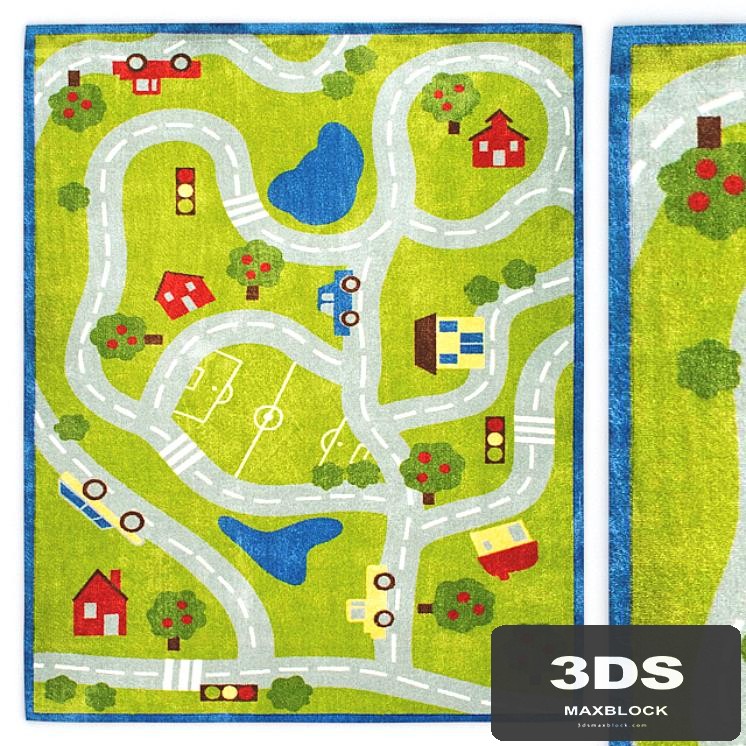 Carpet NuLoom Alton Kids Road Trip Rug