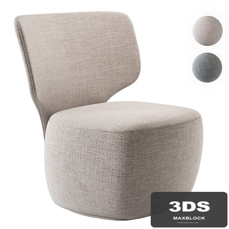 Armchair Ellipse E5.2 - View 1