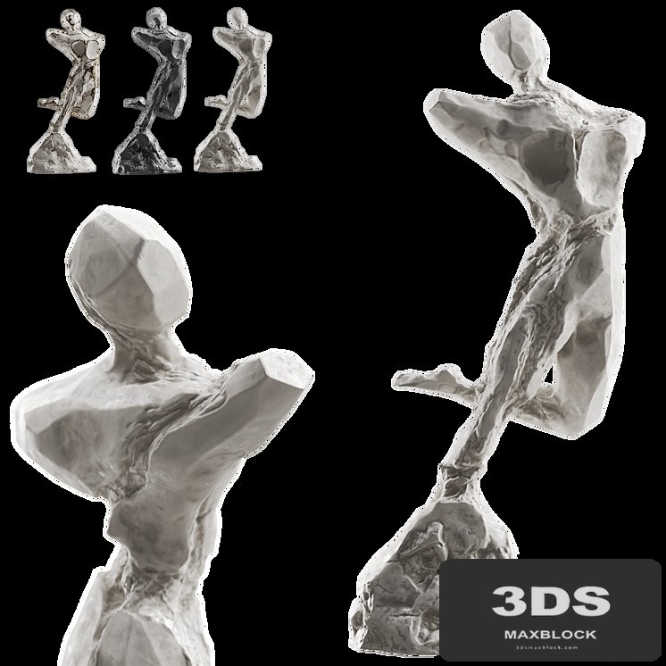 Sculpture Abstract human 01