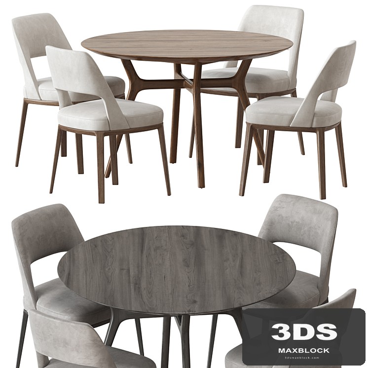 Tips table and chair Motu Artfabric - View 1